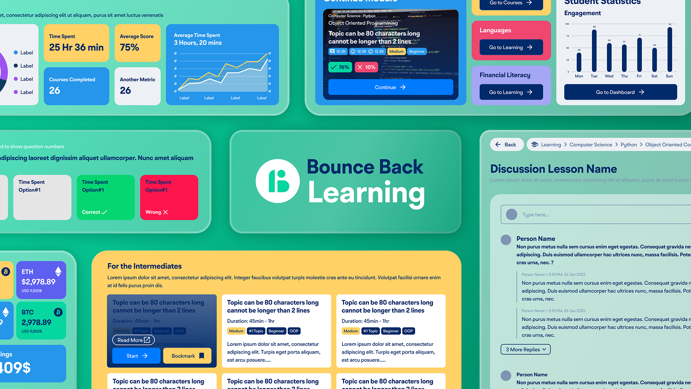 Bounce Back Learning App